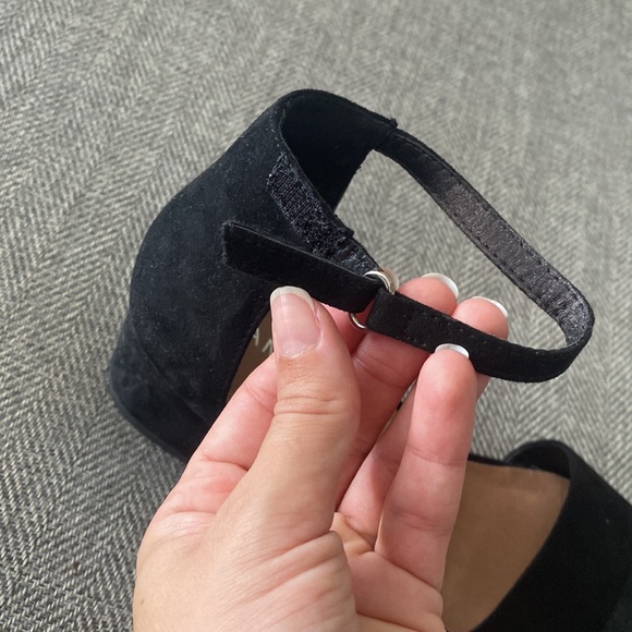 Rampage Black Suede Kitten Heels - Picture 3 of 7